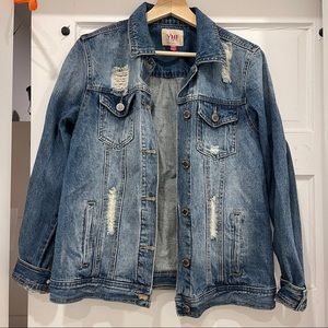 YMI JEANS Boyfriend Fit Denim Jacket